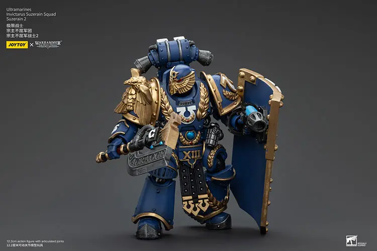 Action Figure - JOYTOY Ultramarines Invictarus Suzerain Squad (Suzerain 2) 1 18 - Warhammer The Horus Heresy rectangle image 4