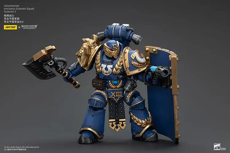 Action Figure - JOYTOY Ultramarines Invictarus Suzerain Squad (Suzerain 2) 1 18 - Warhammer The Horus Heresy rectangle image 5