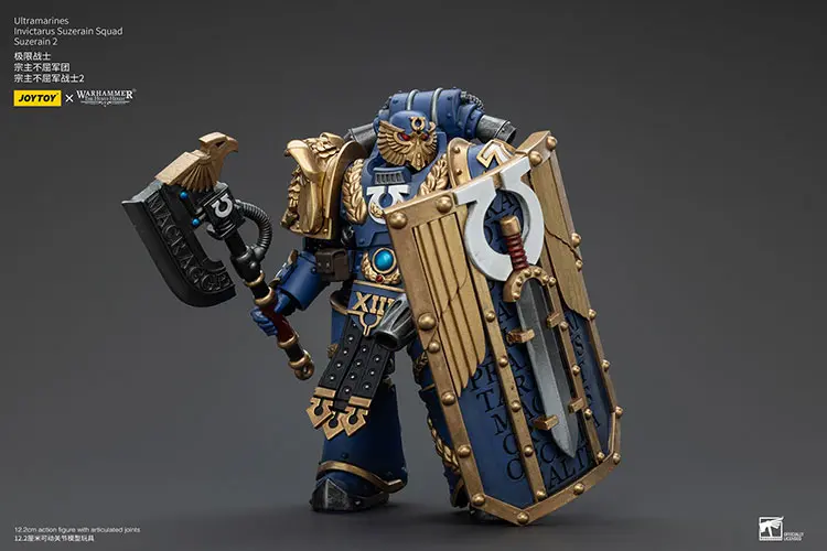 Action Figure - JOYTOY Ultramarines Invictarus Suzerain Squad (Suzerain 2) 1 18 - Warhammer The Horus Heresy rectangle image