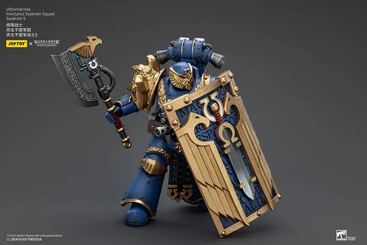 Action Figure - JOYTOY Ultramarines Invictarus Suzerain Squad (Suzerain 5) 1 18 - Warhammer The Horus Heresy rectangle image 4 Action Figure - JOYTOY Ultramarines Invictarus Suzerain Squad (Suzerain 5) 1 18 - Warhammer The Horus Heresy rectangle image 4