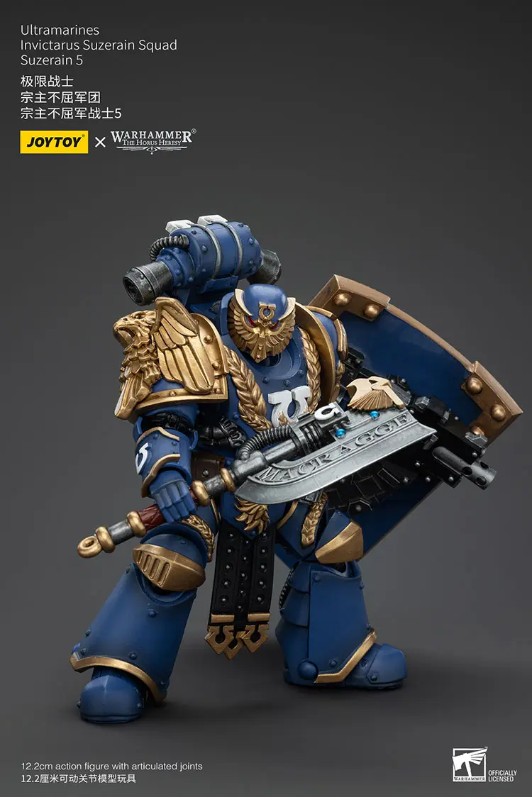 Action Figure - JOYTOY Ultramarines Invictarus Suzerain Squad (Suzerain 5) 1 18 - Warhammer The Horus Heresy rectangle image 5 Action Figure - JOYTOY Ultramarines Invictarus Suzerain Squad (Suzerain 5) 1 18 - Warhammer The Horus Heresy rectangle image 5