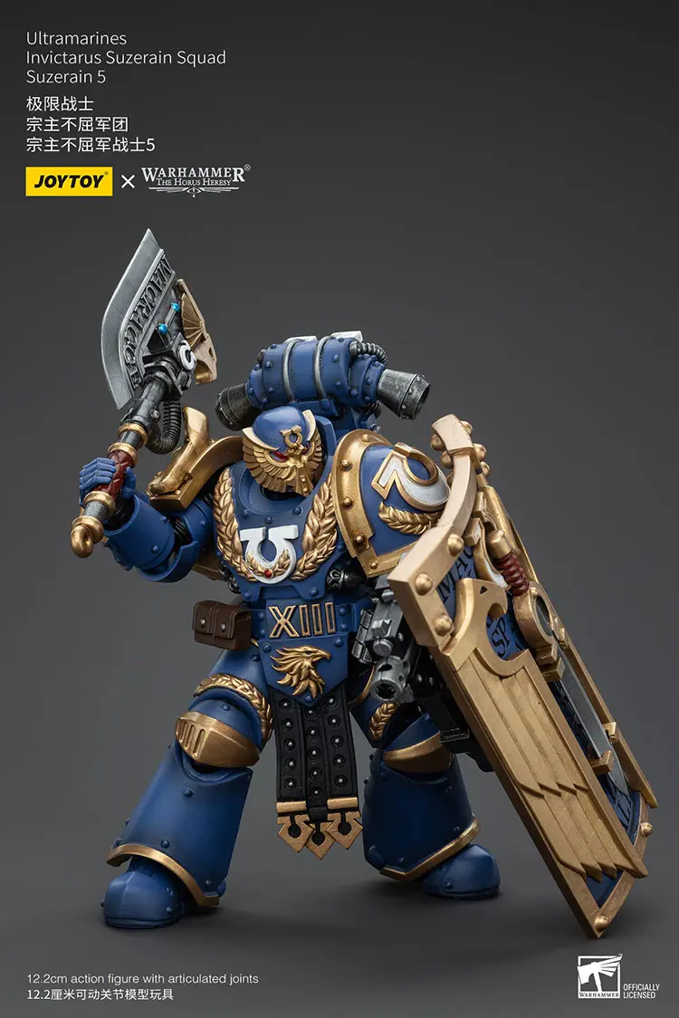 Action Figure - JOYTOY Ultramarines Invictarus Suzerain Squad (Suzerain 5) 1 18 - Warhammer The Horus Heresy rectangle image 6 Action Figure - JOYTOY Ultramarines Invictarus Suzerain Squad (Suzerain 5) 1 18 - Warhammer The Horus Heresy rectangle image 6