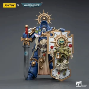 Action Figure - JOYTOY Ultramarines Primaris Captain with Relic Shield and Power Sword 1 18 - Warhammer 40K