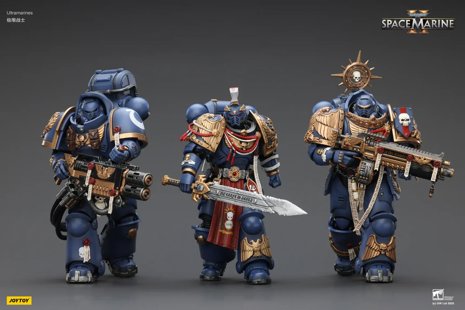 Action Figure - JOYTOY Ultramarines Relic Armor Squad 1 18 - Warhammer 40K Space Marine 2 rectangle image 3 Action Figure - JOYTOY Ultramarines Relic Armor Squad 1 18 - Warhammer 40K Space Marine 2 rectangle image 3