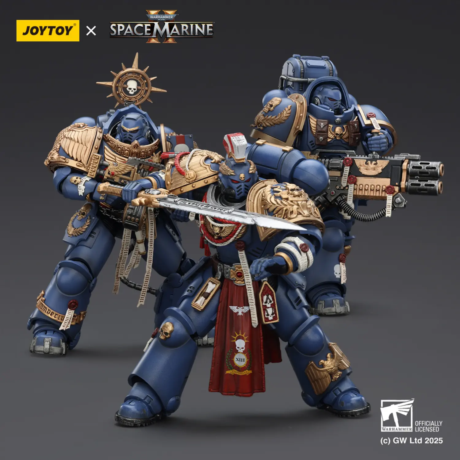 Action Figure - JOYTOY Ultramarines Relic Armor Squad 1 18 - Warhammer 40K Space Marine 2 Action Figure - JOYTOY Ultramarines Relic Armor Squad 1 18 - Warhammer 40K Space Marine 2