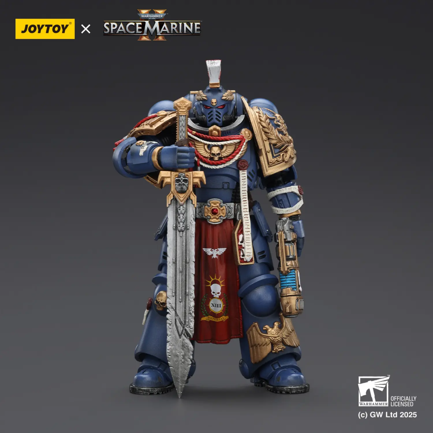 Action Figure - JOYTOY Ultramarines Relic Primus Armour with Plasma Pistol and Combat Blade 1 18 - Warhammer 40K Action Figure - JOYTOY Ultramarines Relic Primus Armour with Plasma Pistol and Combat Blade 1 18 - Warhammer 40K