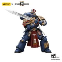 Action Figure - JOYTOY Ultramarines Relic Primus Armour with Plasma Pistol and Combat Blade 1 18 - Warhammer 40K in white background 3 Action Figure - JOYTOY Ultramarines Relic Primus Armour with Plasma Pistol and Combat Blade 1 18 - Warhammer 40K in white background 3
