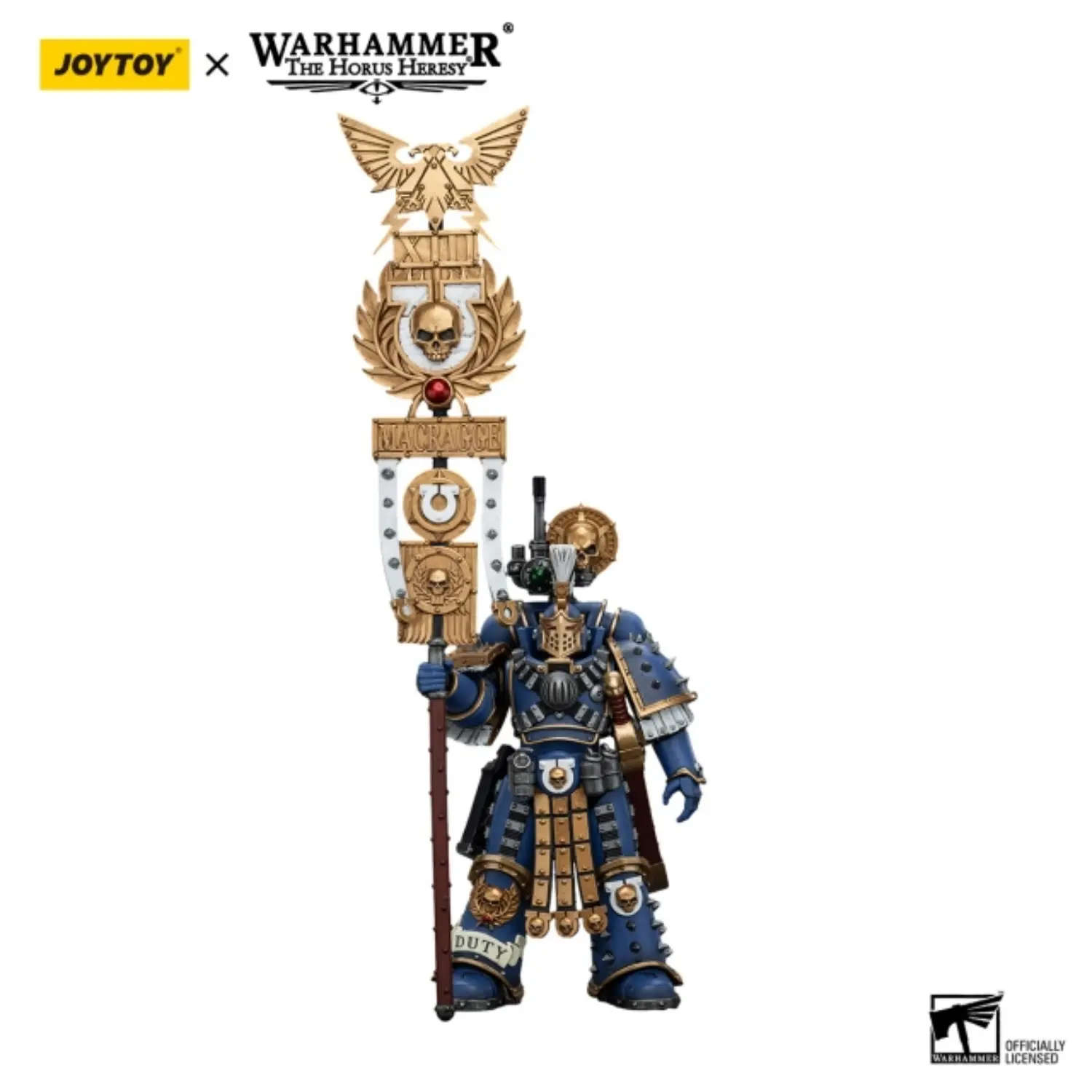 Action Figure - JOYTOY Ultramarines Remus Ventanus 1 18 - Warhammer The Horus Heresy in white background 1 Action Figure - JOYTOY Ultramarines Remus Ventanus 1 18 - Warhammer The Horus Heresy in white background 1