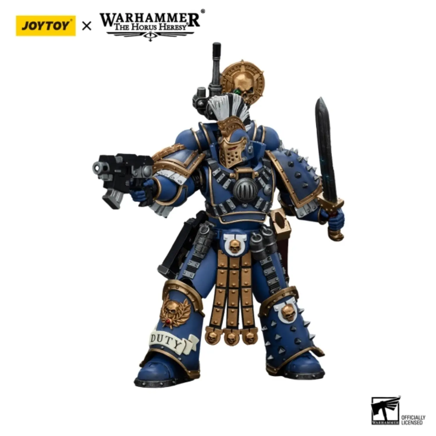 Action Figure - JOYTOY Ultramarines Remus Ventanus 1 18 - Warhammer The Horus Heresy in white background 4 Action Figure - JOYTOY Ultramarines Remus Ventanus 1 18 - Warhammer The Horus Heresy in white background 4