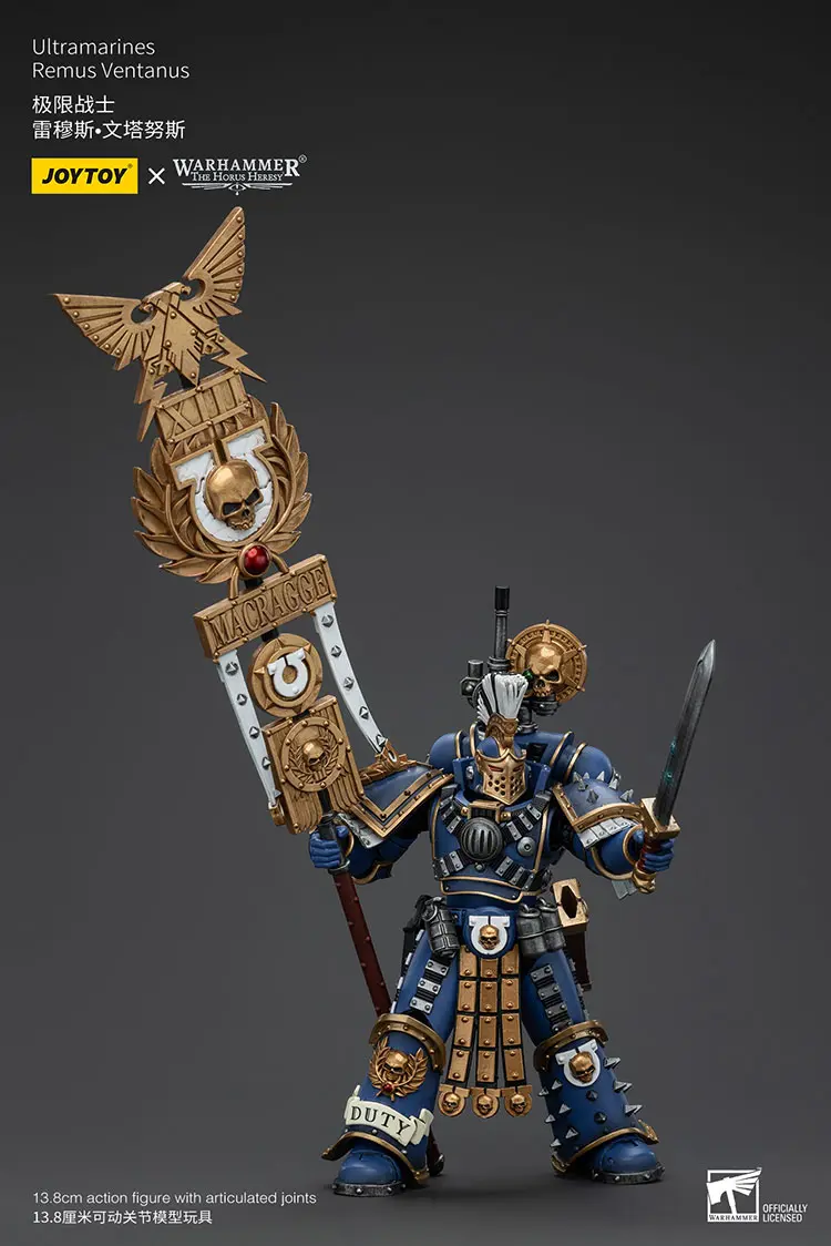 Action Figure - JOYTOY Ultramarines Remus Ventanus 1 18 - Warhammer The Horus Heresy rectangle image 3 Action Figure - JOYTOY Ultramarines Remus Ventanus 1 18 - Warhammer The Horus Heresy rectangle image 3