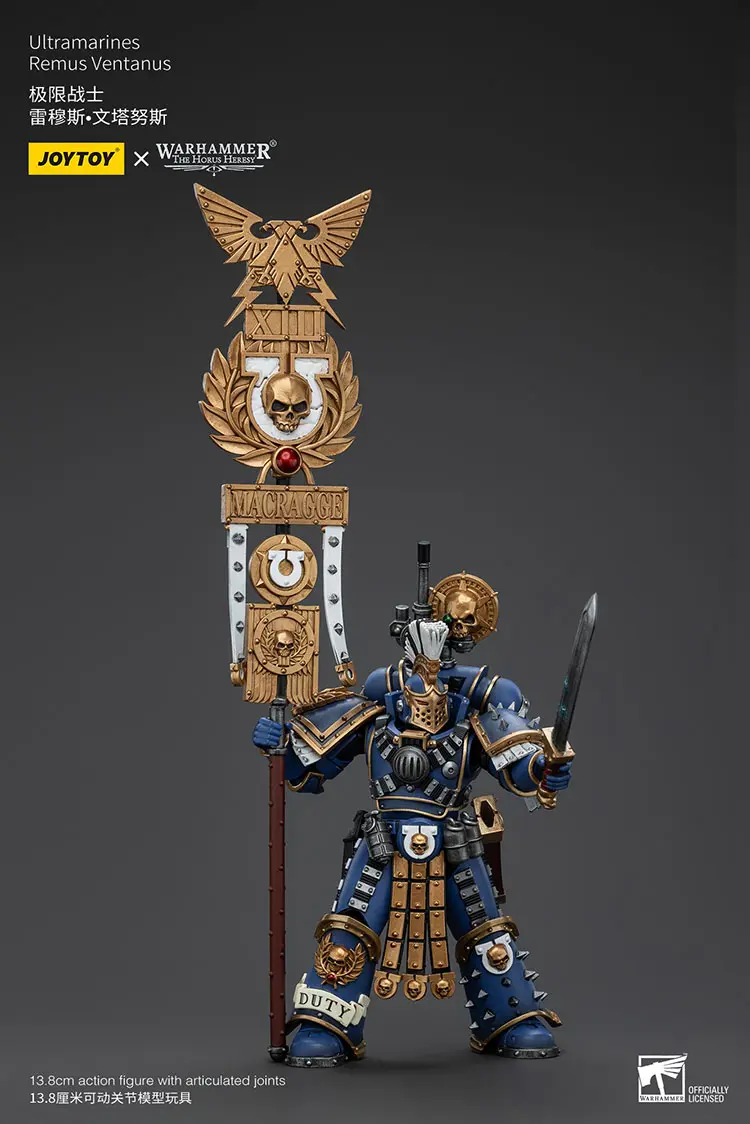 Action Figure - JOYTOY Ultramarines Remus Ventanus 1 18 - Warhammer The Horus Heresy rectangle image 4 Action Figure - JOYTOY Ultramarines Remus Ventanus 1 18 - Warhammer The Horus Heresy rectangle image 4