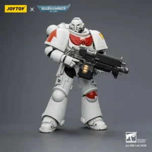 Action Figure - JOYTOY White Scars Intercessor with Bolt Rifle, Bolt Pistol and Chainsword 1 18 - Warhammer 40K