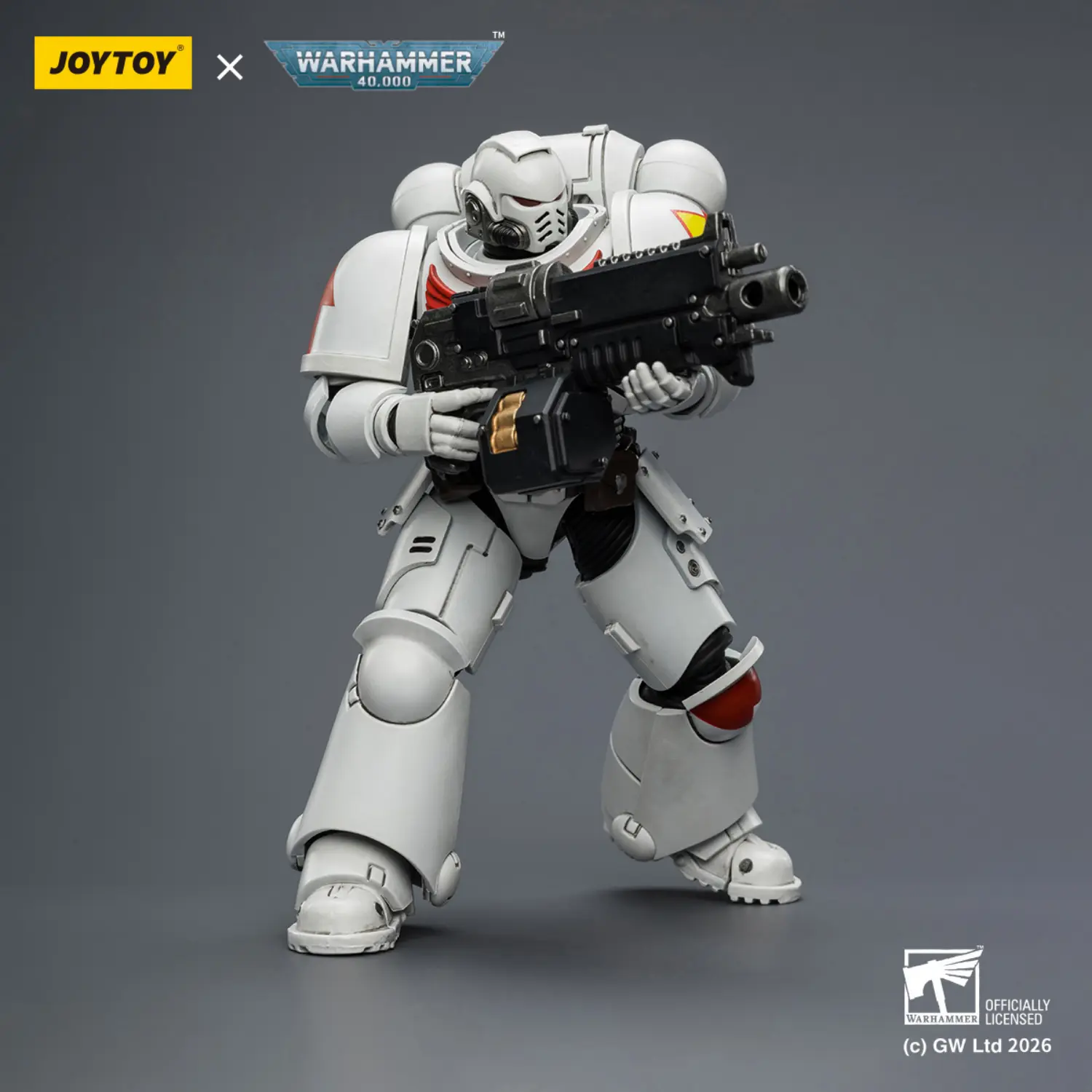 Action Figure - JOYTOY White Scars Intercessor with Bolt Rifle, Bolt Pistol and Chainsword 1 18 - Warhammer 40K 3