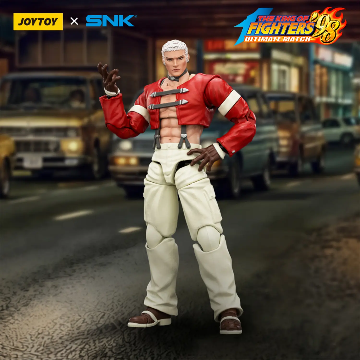 Action Figure - JOYTOY Yashiro Nanakase KOF _98 UM Orochi Team SNK 1 18 - The King of Fighters on the street