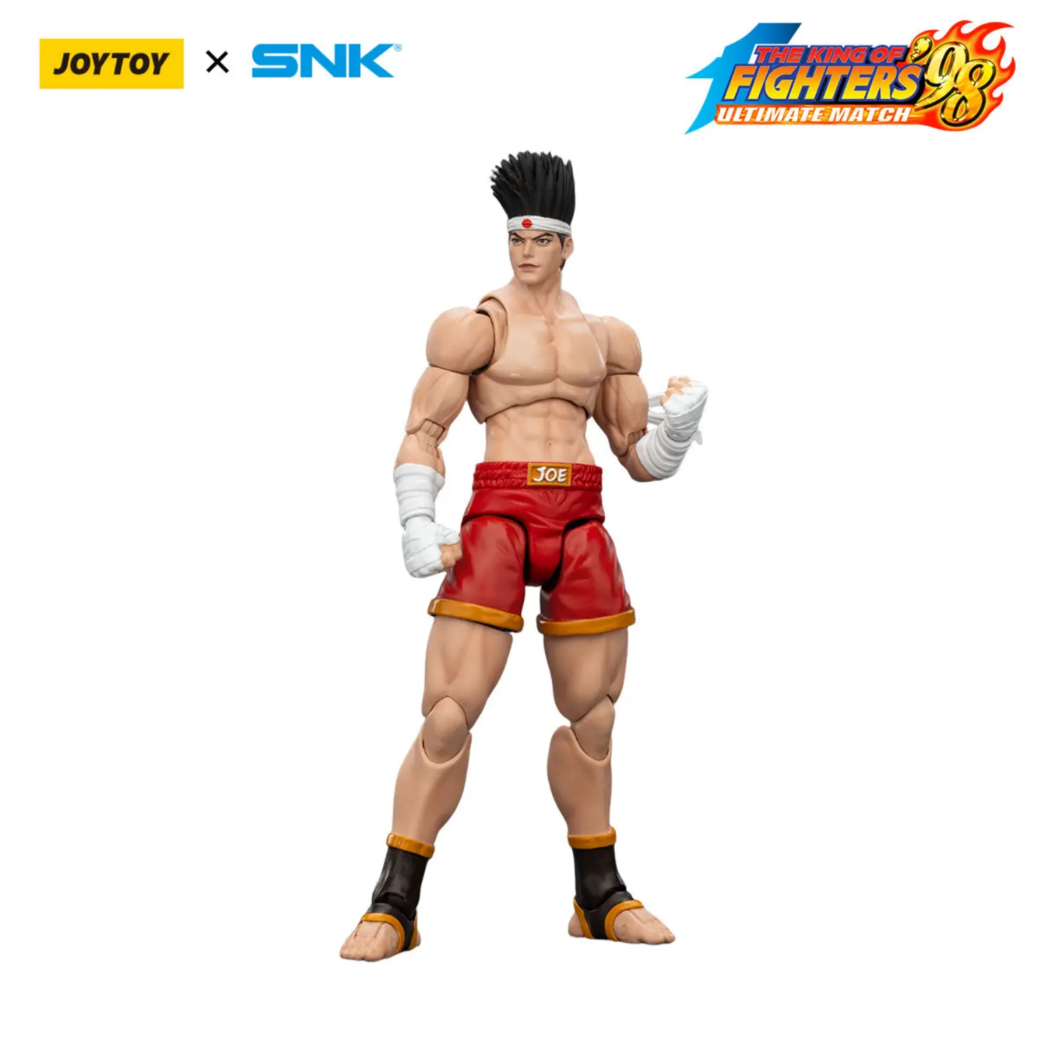 Action Figure - Joe Higashi KOF _98 UM Fatal Fury Team SNK 1 18 - JOYTOY The King of Fighters in white background 1 Action Figure - Joe Higashi KOF '98 UM Fatal Fury Team SNK 1/18 - JOYTOY The King of Fighters
