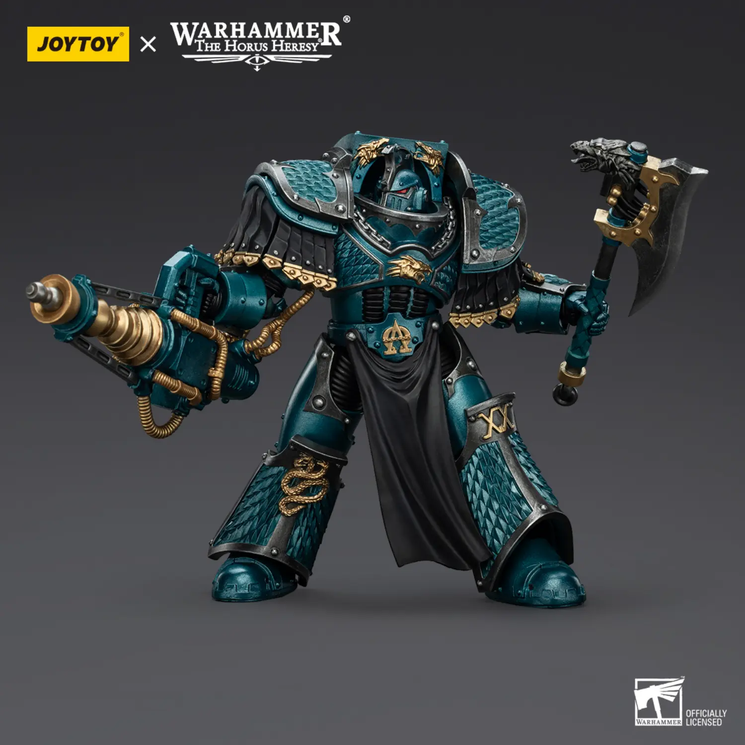 Action Figure - JoyToy Alpha Legion Lernaean Terminator with Conversion Beam Cannon 1 18 - Warhammer The Horus Heresy 2