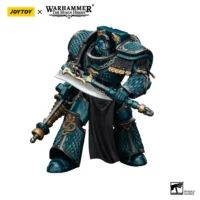 Action Figure - JoyToy Alpha Legion Lernaean Terminator with Conversion Beam Cannon 1 18 - Warhammer The Horus Heresy in white background 4