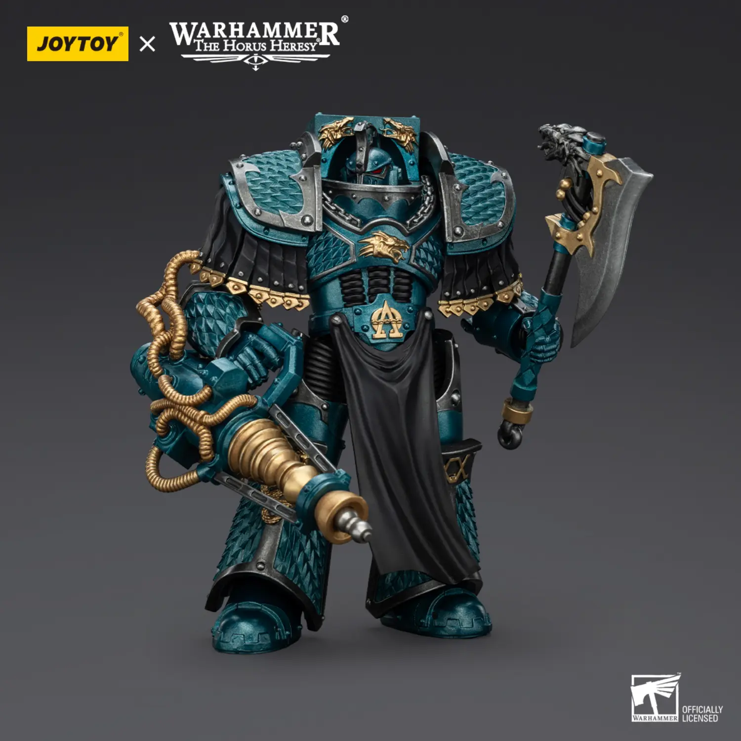 Action Figure - JoyToy Alpha Legion Praetor in Cataphractii Terminator Armour 1/18 - Warhammer The Horus Heresy