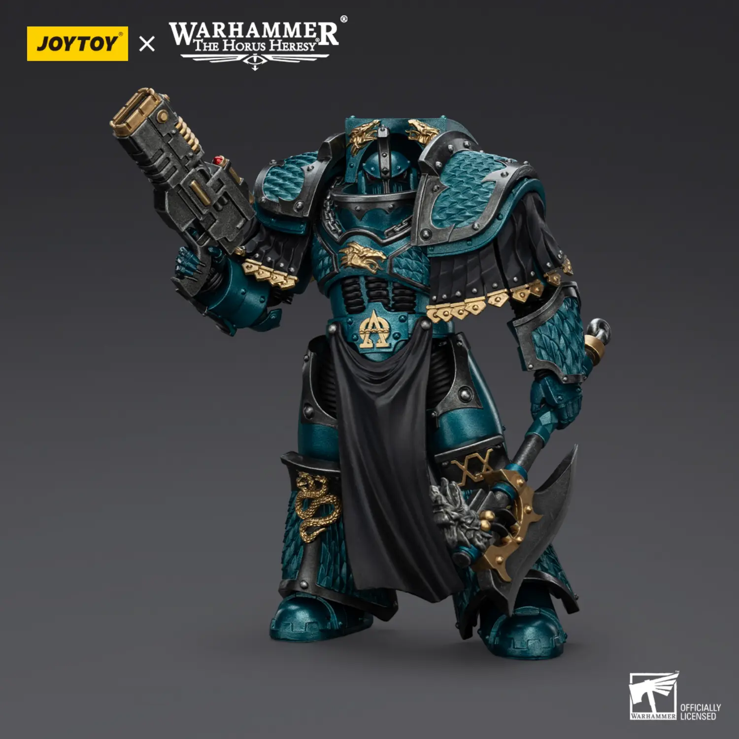 Action Figure - JoyToy Alpha Legion Lernaean Terminator with Volkite Charger 1 18 - Warhammer The Horus Heresy 2 Action Figure - JoyToy Alpha Legion Lernaean Terminator with Volkite Charger 1 18 - Warhammer The Horus Heresy 2