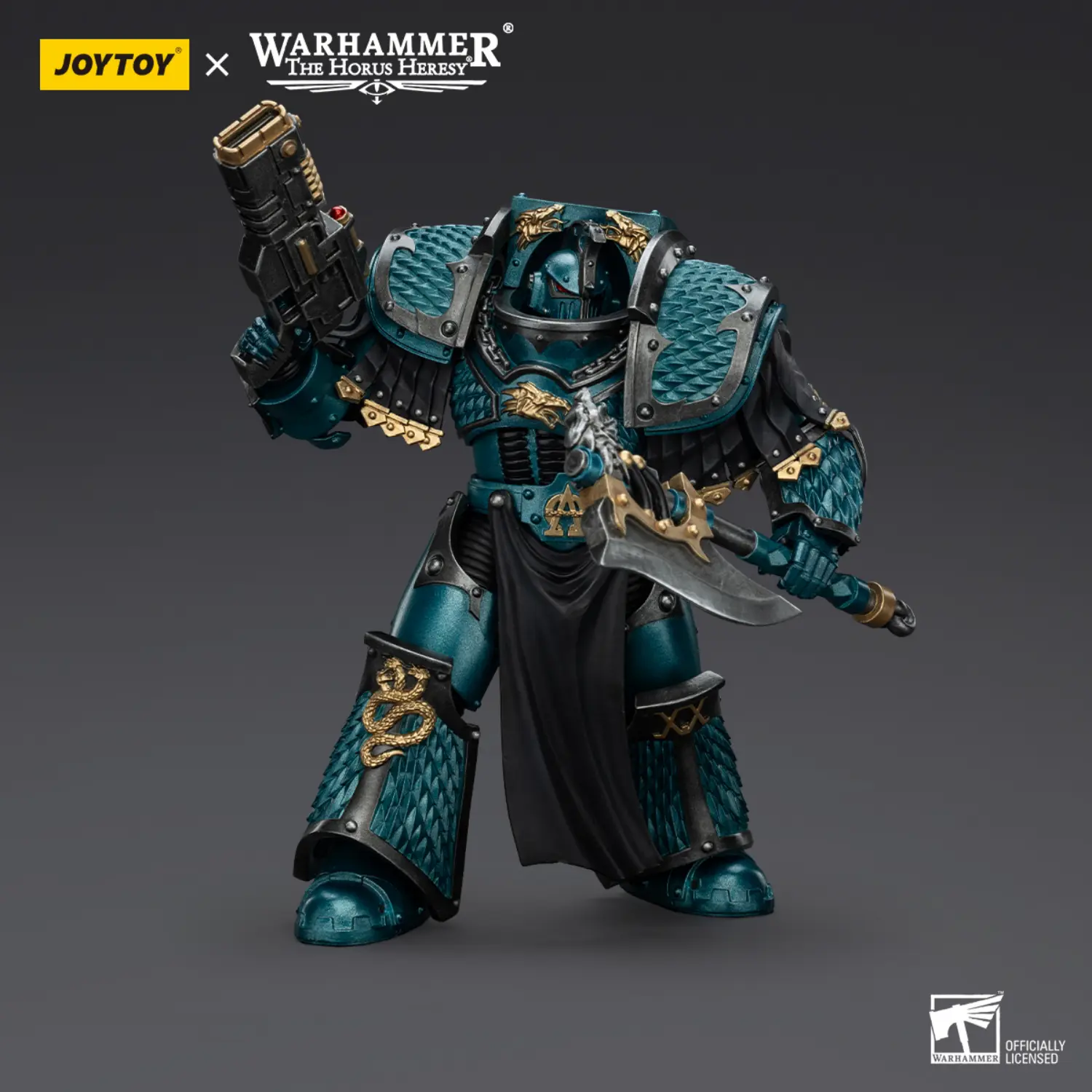 Action Figure - JoyToy Alpha Legion Lernaean Terminator with Volkite Charger 1 18 - Warhammer The Horus Heresy 3 Action Figure - JoyToy Alpha Legion Lernaean Terminator with Volkite Charger 1 18 - Warhammer The Horus Heresy 3