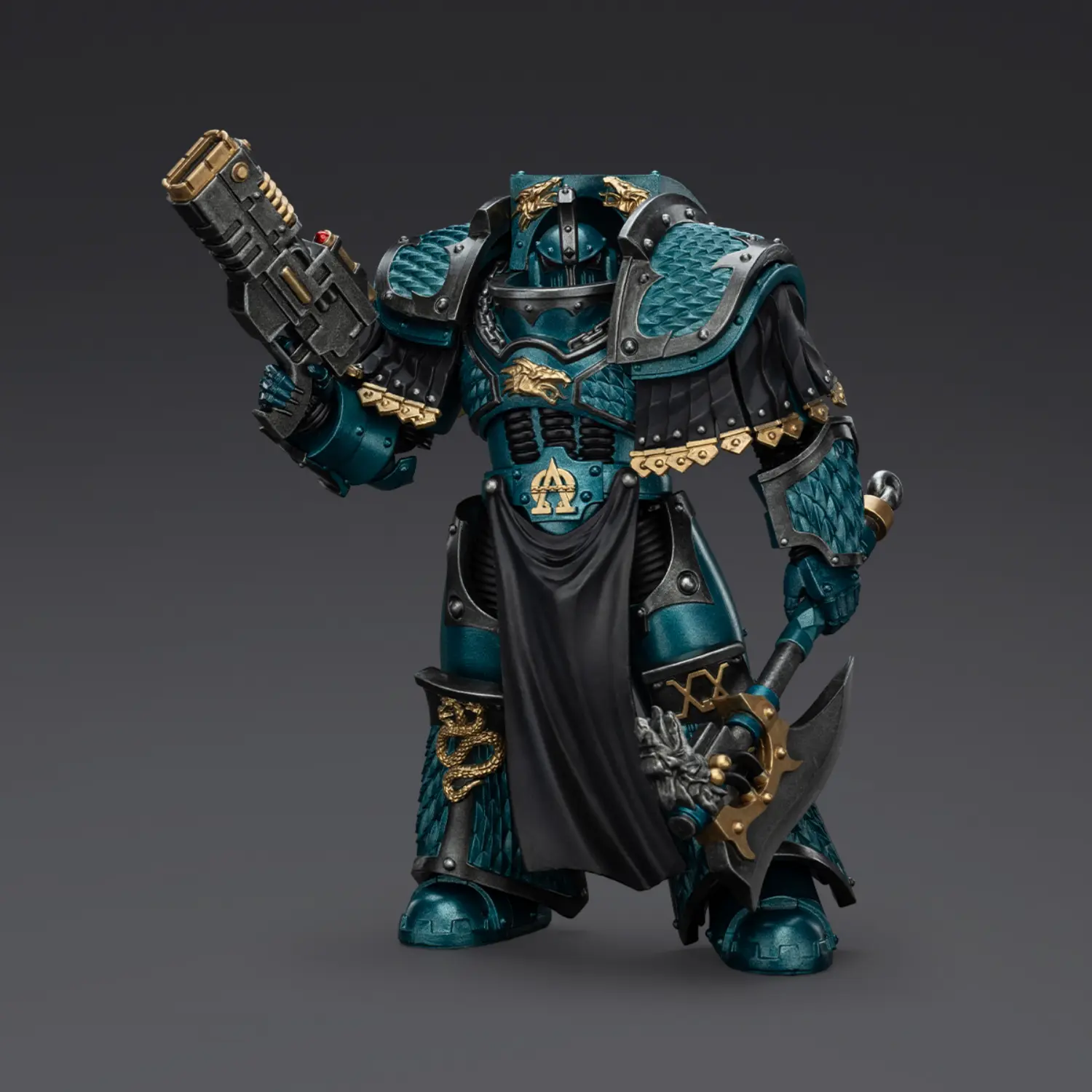 Action Figure - JoyToy Alpha Legion Lernaean Terminator with Volkite Charger 1 18 - Warhammer The Horus Heresy 4 Action Figure - JoyToy Alpha Legion Lernaean Terminator with Volkite Charger 1 18 - Warhammer The Horus Heresy 4