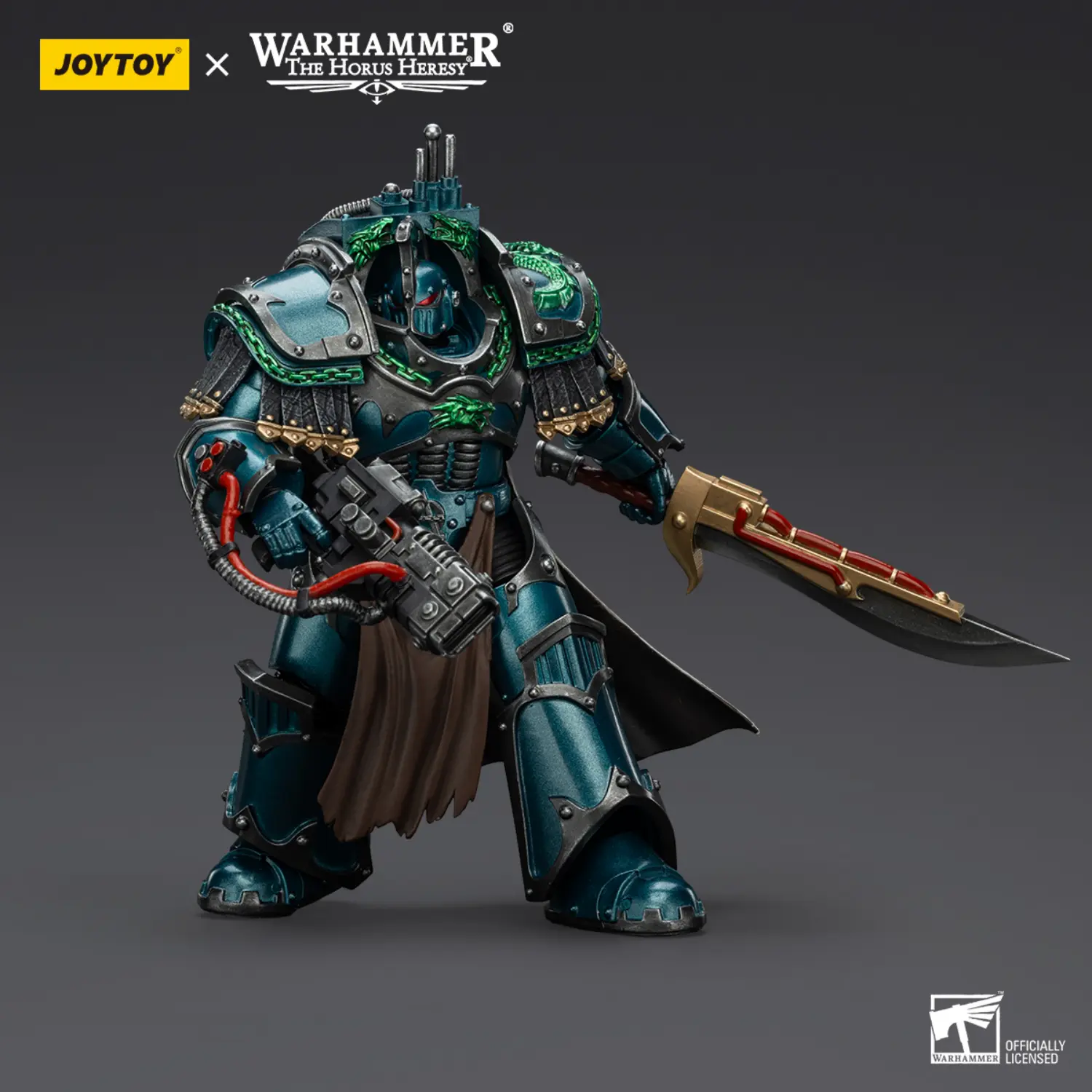 Action Figure - JoyToy Alpha Legion Praetor in Cataphractii Terminator Armour 1 18 - Warhammer The Horus Heresy 3