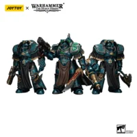 Action Figure - JoyToy Alpha Legion Terminator Elite Squad 1 18 - Warhammer The Horus Heresy in white background