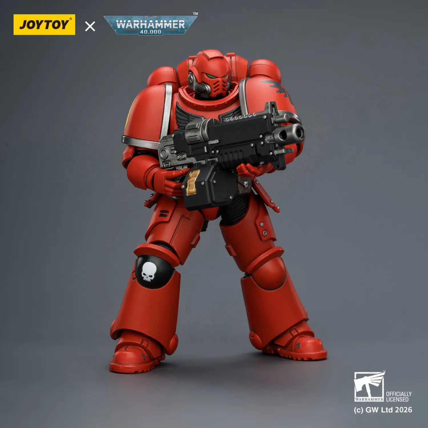 Action Figure - JoyToy Blood Angels Intercessor with Bolt Rifle, Bolt Pistol and Chainsword 1 18 - Warhammer 40K 4 Action Figure - JoyToy Blood Angels Intercessor with Bolt Rifle, Bolt Pistol and Chainsword 1 18 - Warhammer 40K 4