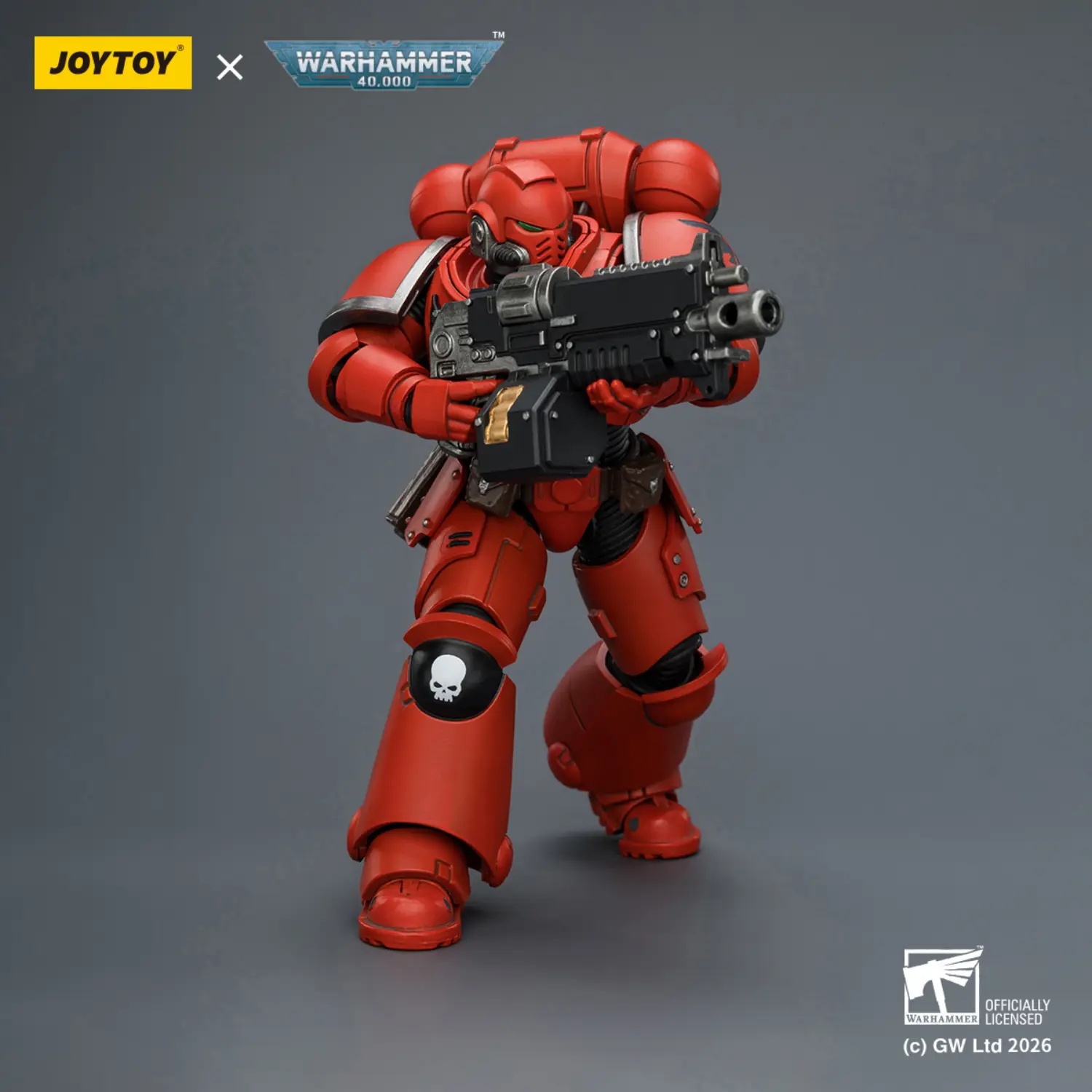 Action Figure - JoyToy Blood Angels Intercessor with Bolt Rifle, Bolt Pistol and Chainsword 1 18 - Warhammer 40K 5 Action Figure - JoyToy Blood Angels Intercessor with Bolt Rifle, Bolt Pistol and Chainsword 1 18 - Warhammer 40K 5