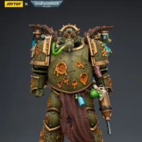Action Figure - JoyToy Death Guard Biologus Putrifier with Injector Pistol and Hyper Blight Grenades 1 18 - Warhammer 40K rectangle image
