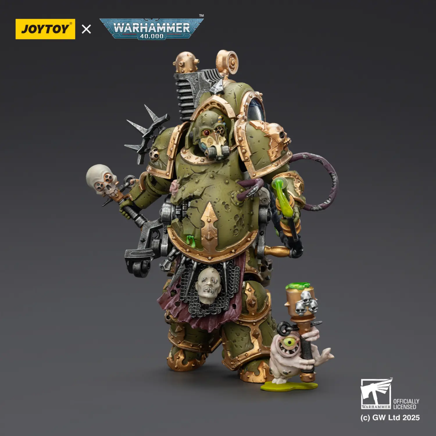 Action Figure - JoyToy Death Guard Foul Blightspawn with Plague Sprayer 1 18 - Warhammer 40K 2