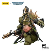 Action Figure - JoyToy Death Guard Lord of Virulence with Power Fist and Twin Plague Spewer 1 18 - Warhammer 40K in white background 2 Action Figure - JoyToy Death Guard Lord of Virulence with Power Fist and Twin Plague Spewer 1 18 - Warhammer 40K in white background 2