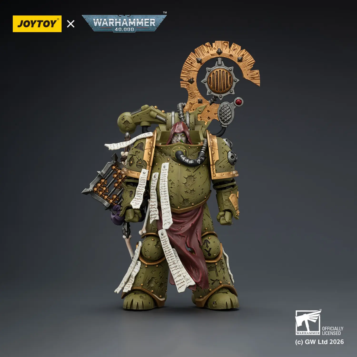 Action Figure - JoyToy Death Guard Tallyman with Plasma Pistol 1 18 - Warhammer 40K 2