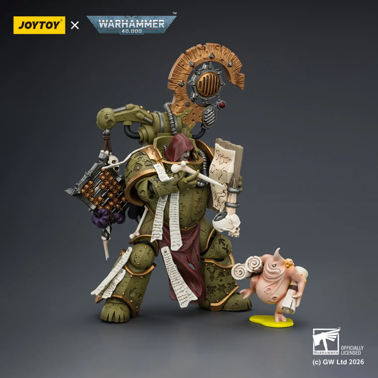 Action Figure - JoyToy Death Guard Tallyman with Plasma Pistol 1 18 - Warhammer 40K 3