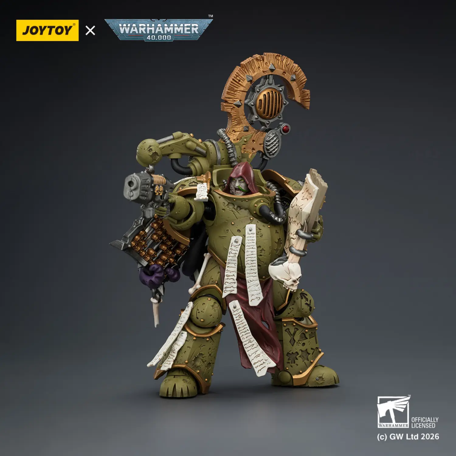 Action Figure - JoyToy Death Guard Tallyman with Plasma Pistol 1 18 - Warhammer 40K 4