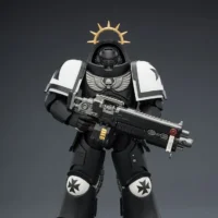 Action Figure - JoyToy Game Edition Black Templars Heavy Intercessor with Heavy Bolt Rifle and Bolt Pistol 1 18 - Warhammer 40K Space Marine 2 rectangle image