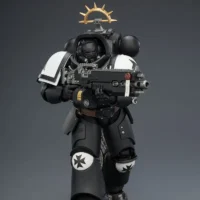 Action Figure - JoyToy Game Edition Black Templars Heavy Intercessor with Heavy Bolt Rifle and Bolt Pistol 1 18 - Warhammer 40K Space Marine 2 rectangle image 5