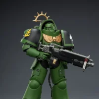 Action Figure - JoyToy Game Edition Salamanders Heavy Intercessor with Heavy Bolt Rifle and Bolt Pistol 1 18 - Warhammer 40K Space Marine 2 rectangle image 2