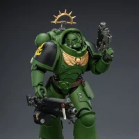 Action Figure - JoyToy Game Edition Salamanders Heavy Intercessor with Heavy Bolt Rifle and Bolt Pistol 1 18 - Warhammer 40K Space Marine 2 rectangle image 6