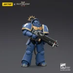 Action Figure - JoyToy Game Edition Ultramarines Heavy Intercessor with Heavy Bolt Rifle and Bolt Pistol 1/18 - Warhammer 40K Space Marine 2