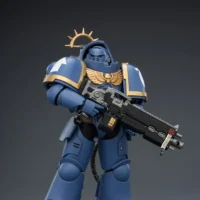 Action Figure - JoyToy Game Edition Ultramarines Heavy Intercessor with Heavy Bolt Rifle and Bolt Pistol 1 18 - Warhammer 40K Space Marine 2 rectangle image 2