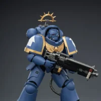 Action Figure - JoyToy Game Edition Ultramarines Heavy Intercessor with Heavy Bolt Rifle and Bolt Pistol 1 18 - Warhammer 40K Space Marine 2 rectangle image 3