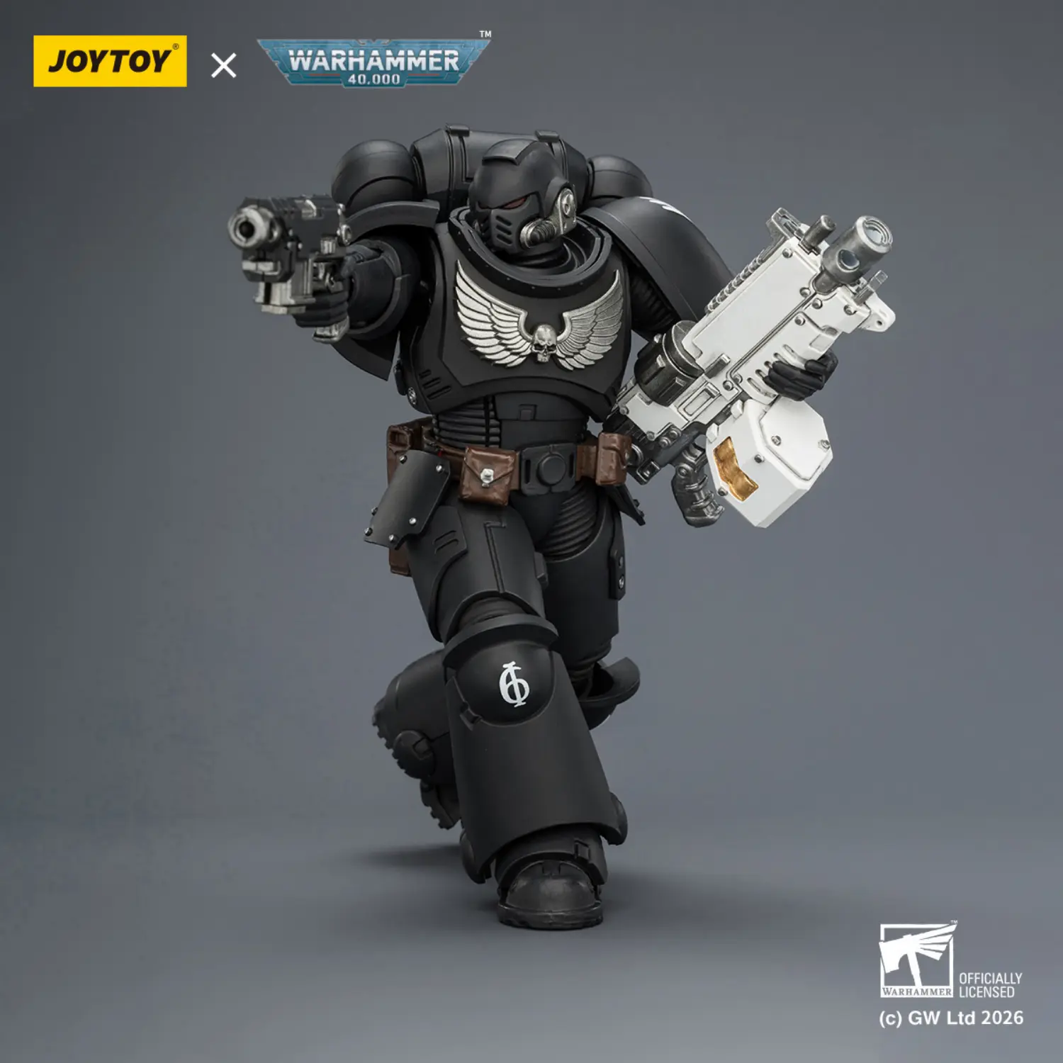 Action Figure - JoyToy Iron Hands Intercessor with Bolt Rifle, Bolt Pistol and Chainsword 1 18 - Warhammer 40K 5