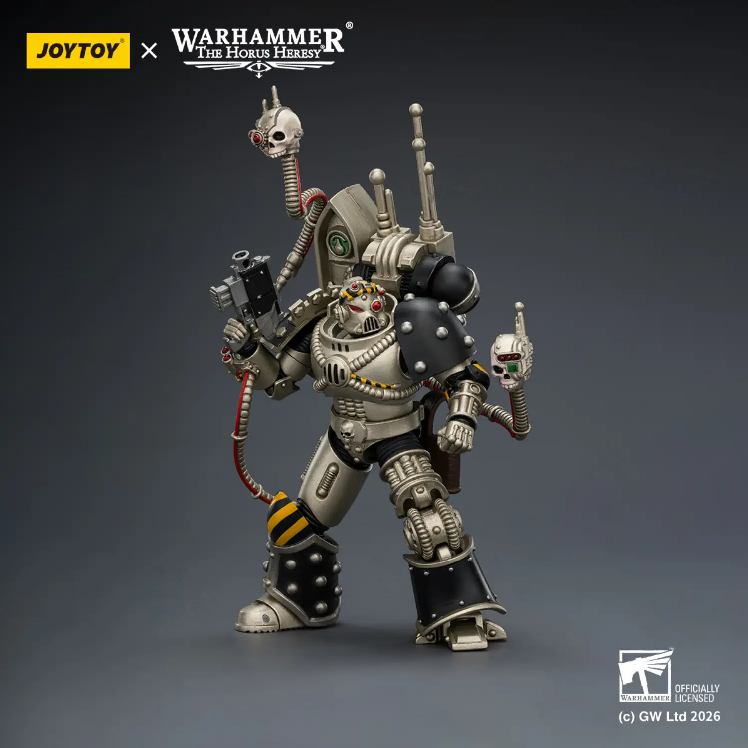 Action Figure - JoyToy Iron Warriors Traitor Legion Praevian Tech-Commander with Bolt Pistol 1 18 - Warhammer The Horus Heresy 4