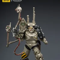 Action Figure - JoyToy Iron Warriors Traitor Legion Praevian Tech-Commander with Bolt Pistol 1 18 - Warhammer The Horus Heresy rectangle image 6
