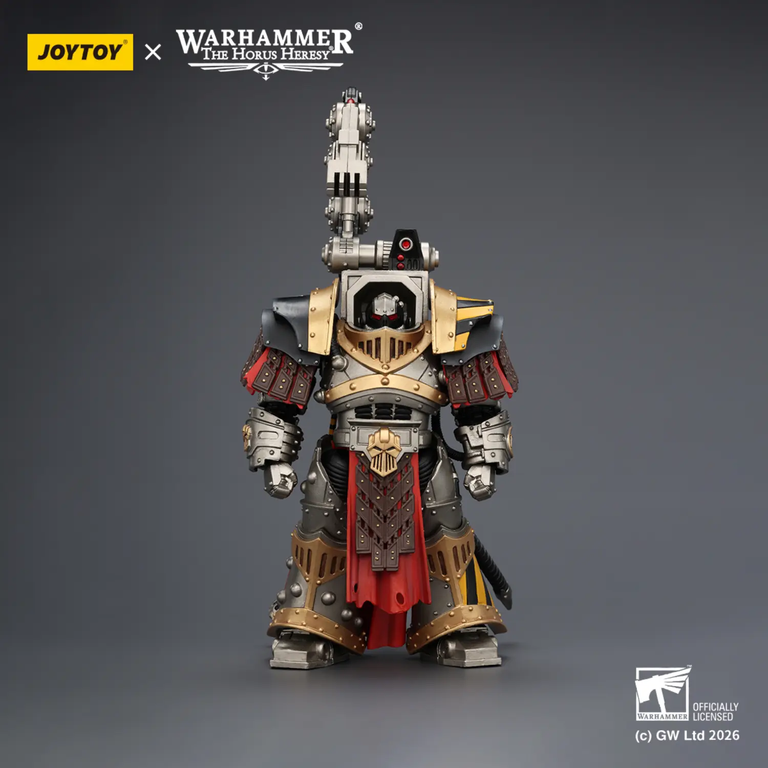 Action Figure - JoyToy Iron Warriors Warsmith with Graviton Crusher Hammer 1 18 - Warhammer The Horus Heresy 2