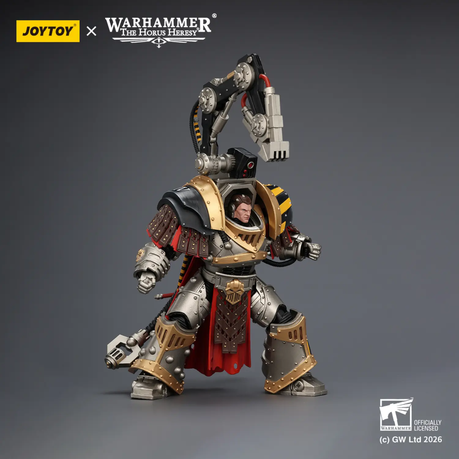 Action Figure - JoyToy Iron Warriors Warsmith with Graviton Crusher Hammer 1 18 - Warhammer The Horus Heresy 4
