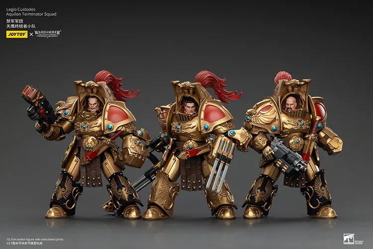 Action Figure - JoyToy Legio Custodes Aquilon Terminator Squad 1 18 - Warhammer The Horus Heresy rectangle image 1