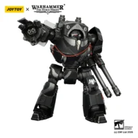 Action Figure - JoyToy Raven Guard Contemptor Dreadnought with Gravis Autocannon and Chainfist 1 18 - Warhammer The Horus Heresy in white background 3