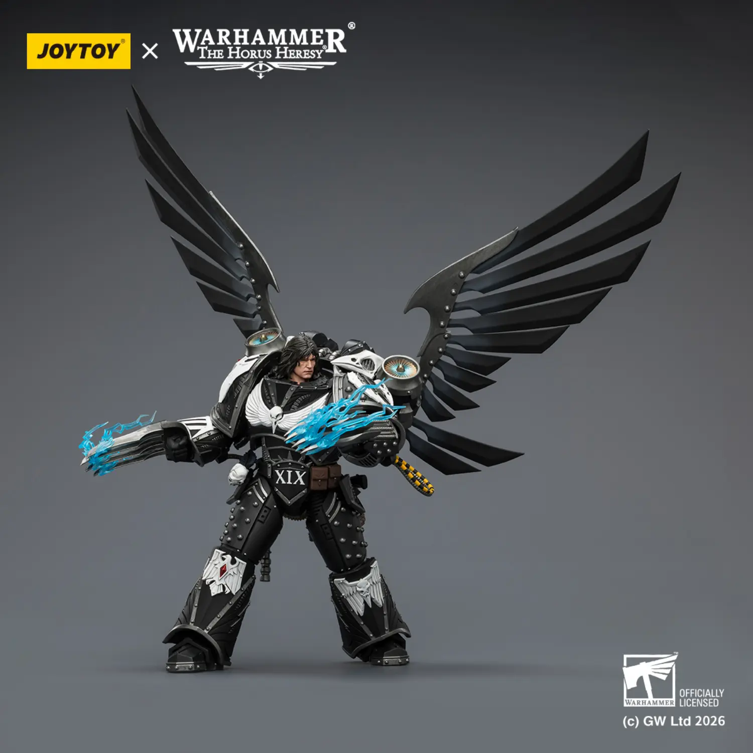 Action Figure - JoyToy Raven Guard Corvus Corax, Primarch of the XIX Legion 118 - Warhammer The Horus Heresy